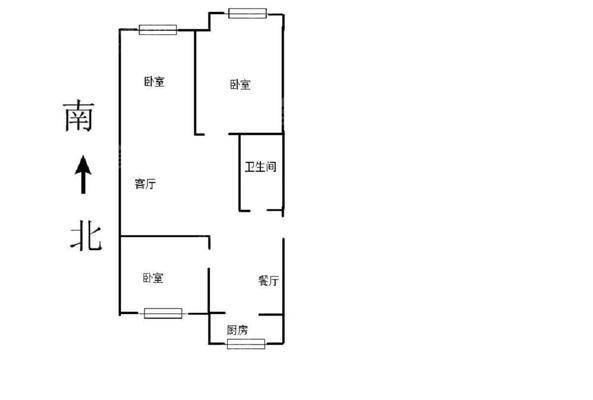 御祥园一组团3室2厅1卫97㎡