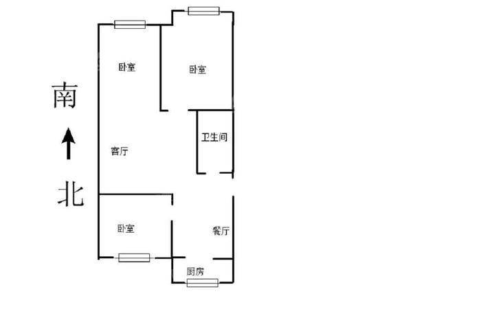 御祥园一组团3室2厅1卫97㎡