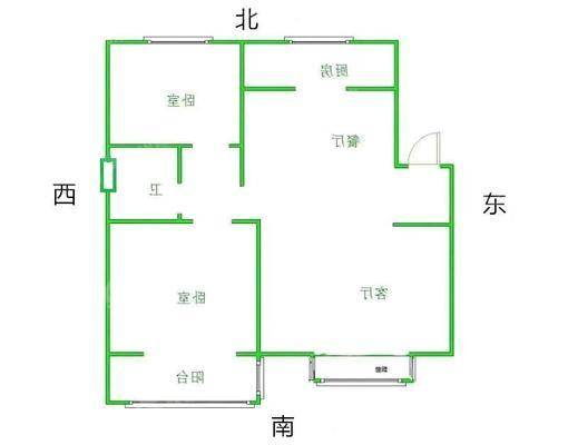 警苑小区2室2厅1卫95㎡