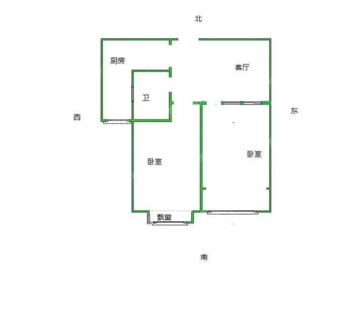 嘉禾一方二期2室1厅1卫76㎡