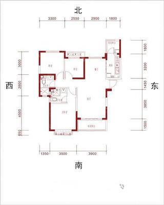 恒大城（商品房）3室2厅2卫122㎡