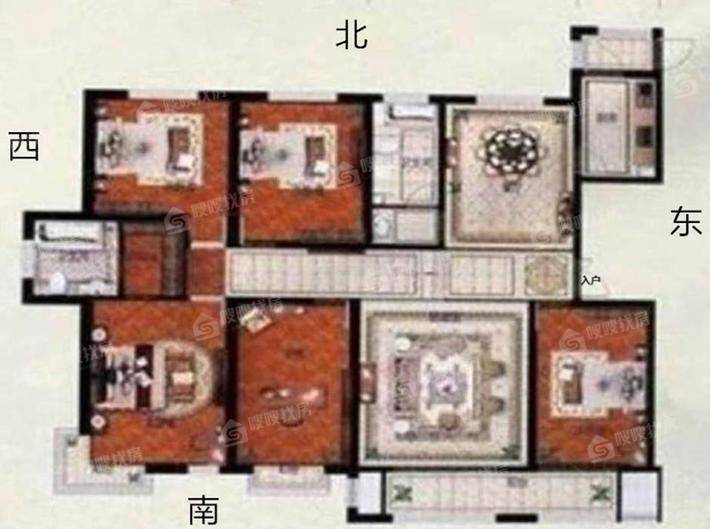 御河新城东区5室2厅2卫203㎡