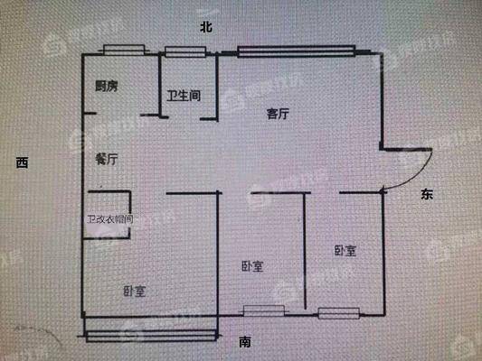 金鼎领域3室2厅2卫135㎡