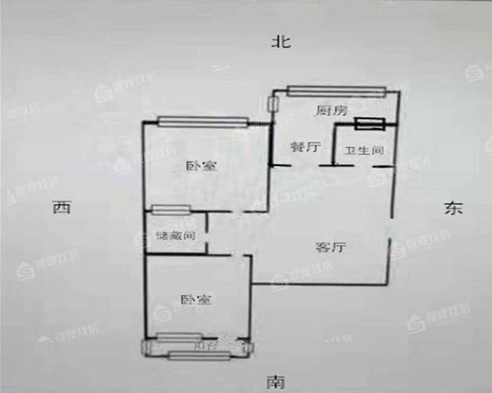 二百间小区2室1厅1卫59㎡