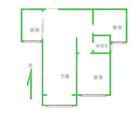 禧福荷堂A区2室2厅1卫99㎡