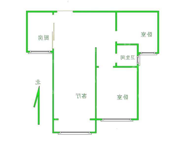 禧福荷堂A区2室2厅1卫99㎡