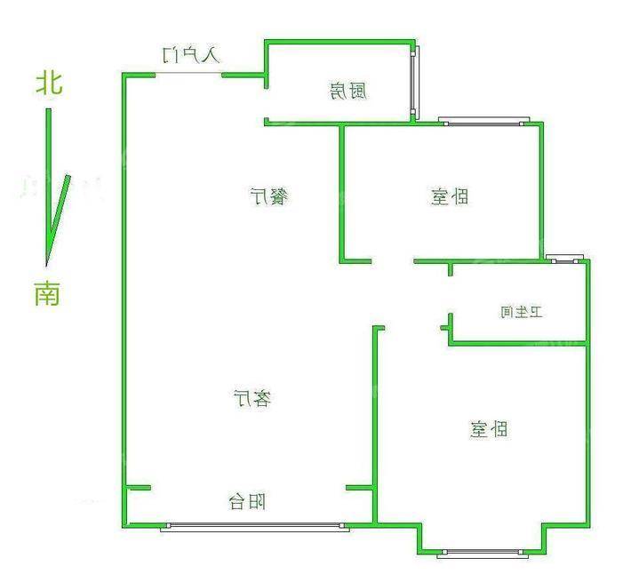 信友城市之光2室2厅1卫95㎡