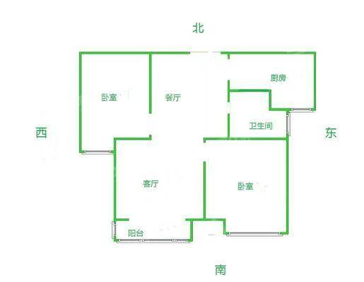 荣盛锦绣观邸2室2厅1卫79㎡