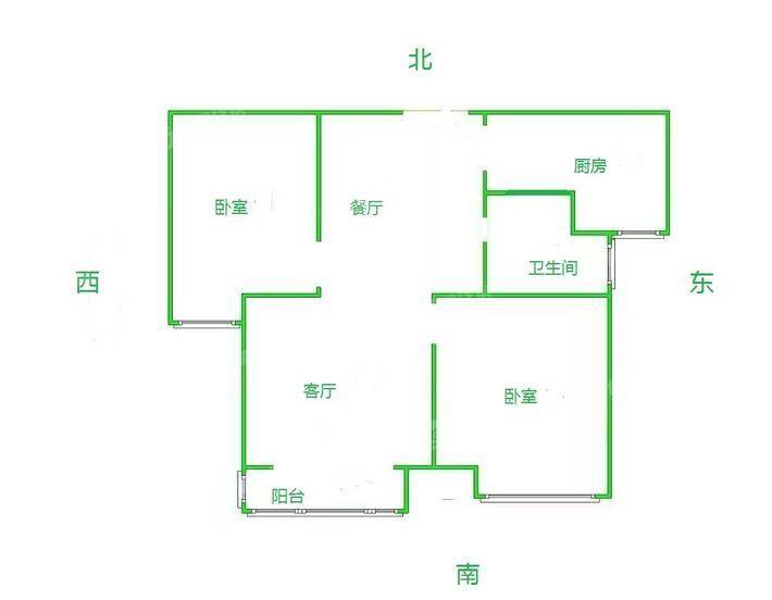 荣盛锦绣观邸2室2厅1卫79㎡