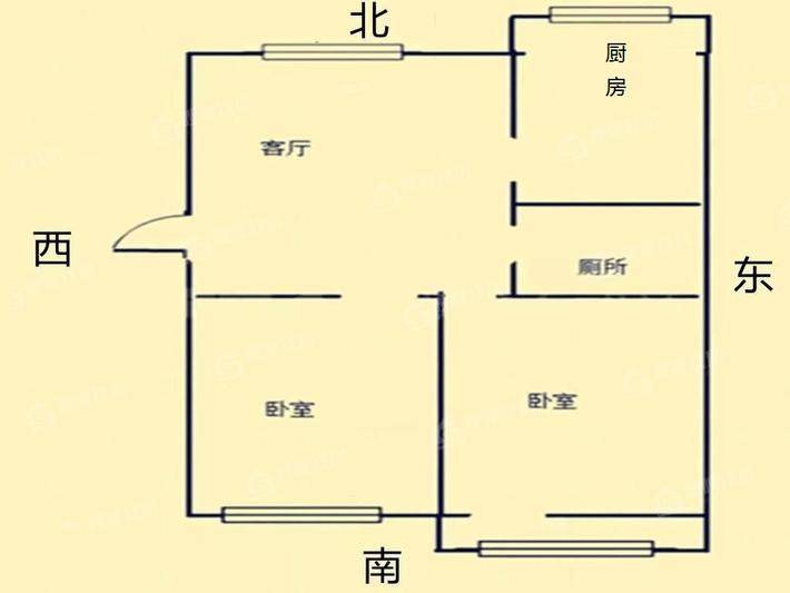 华凯铁东家园（B区）3室2厅2卫123㎡