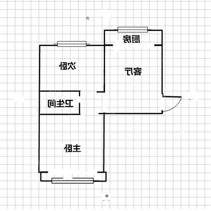 恒顺花园2室2厅1卫71㎡