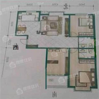 颐和文园西院3室2厅2卫136㎡