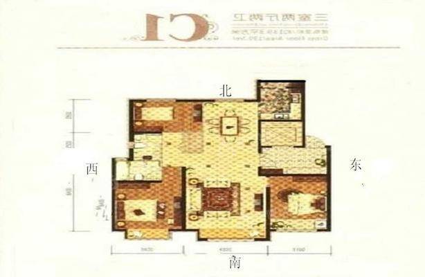 皇家壹里（A区）3室2厅2卫139㎡