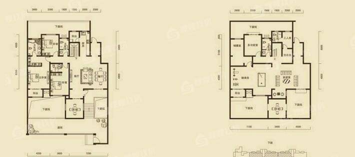 一世界洋房Y1-115室2厅3卫200㎡