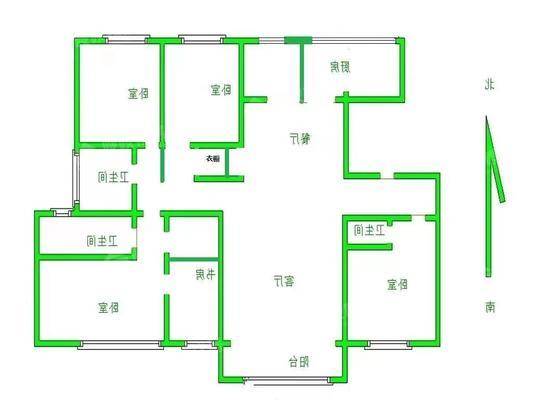 颐和庄园（三期A区）3室2厅2卫228㎡