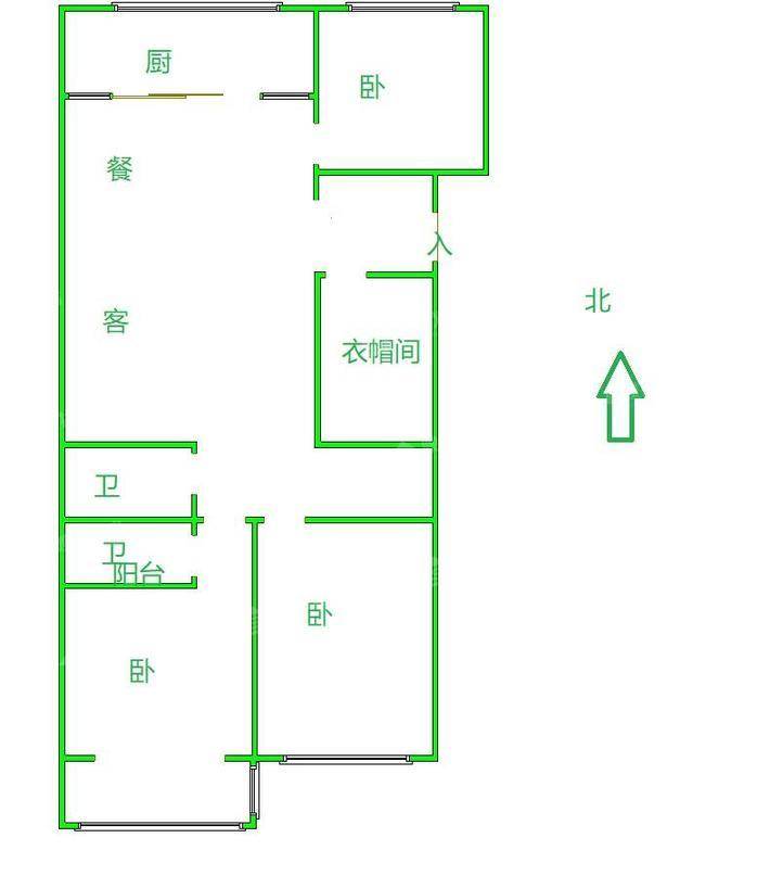 于庄子村丰庭园小区2室1厅1卫94㎡