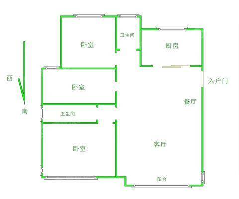 皇家壹里（C区）3室2厅2卫127㎡