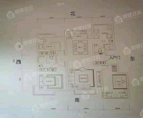 宏宇城（A区）4室2厅1卫139㎡