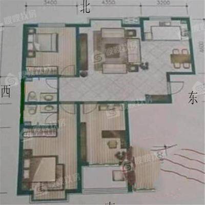 颐和文园西院3室2厅2卫137㎡