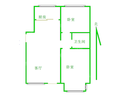 弘仁里2室1厅1卫84㎡