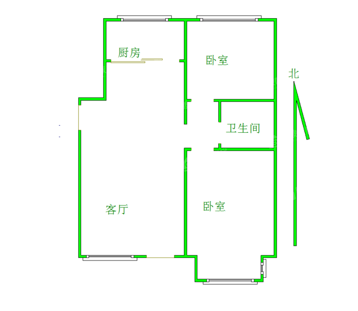 弘仁里2室1厅1卫84㎡