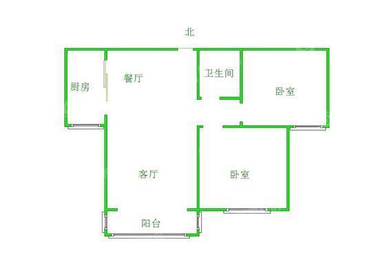 凤凰城（C区）2室2厅1卫95㎡