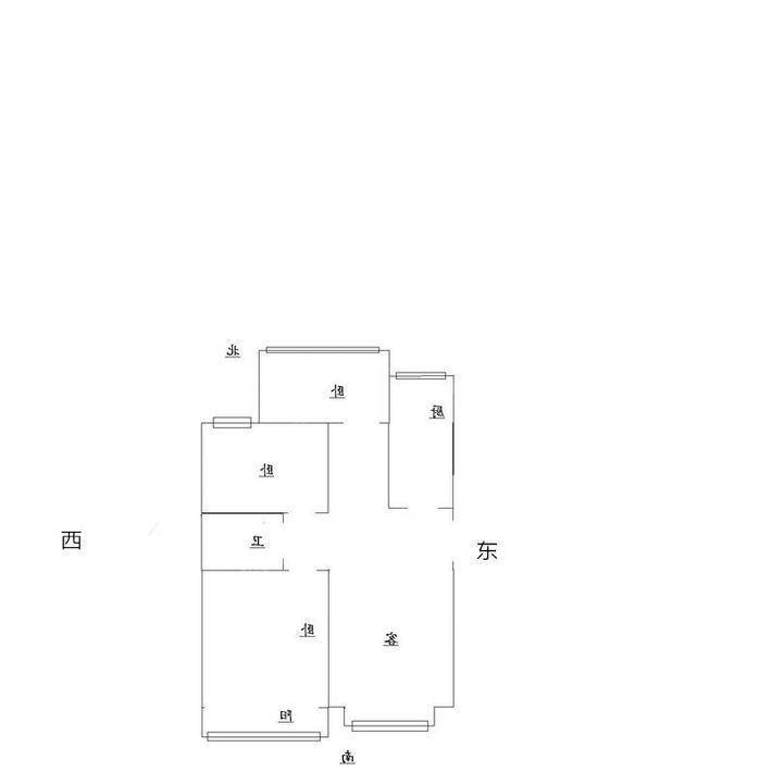 孔雀城A区3室2厅1卫100㎡