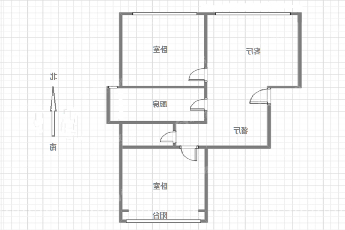 万润绿景园2室2厅1卫92㎡