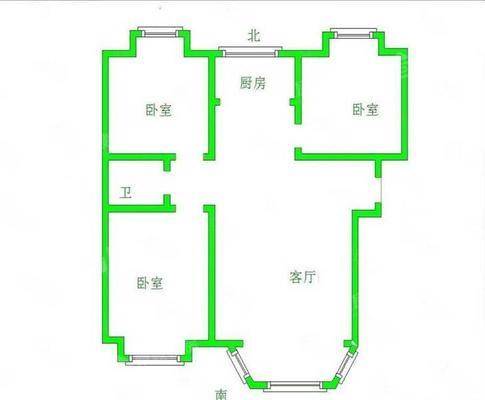 泰和世家（南区）3室2厅1卫115㎡