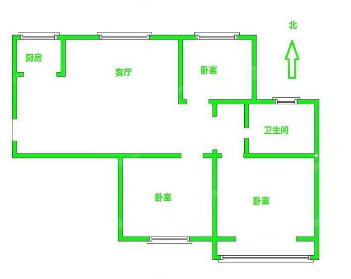 凤凰城（A区）3室2厅1卫127㎡