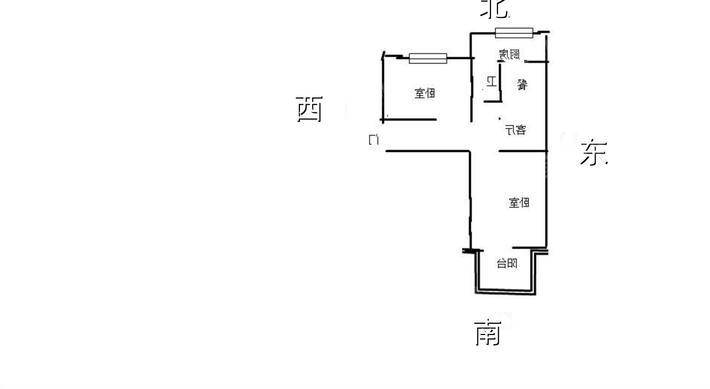 石化新村沧炼2室1厅1卫63㎡