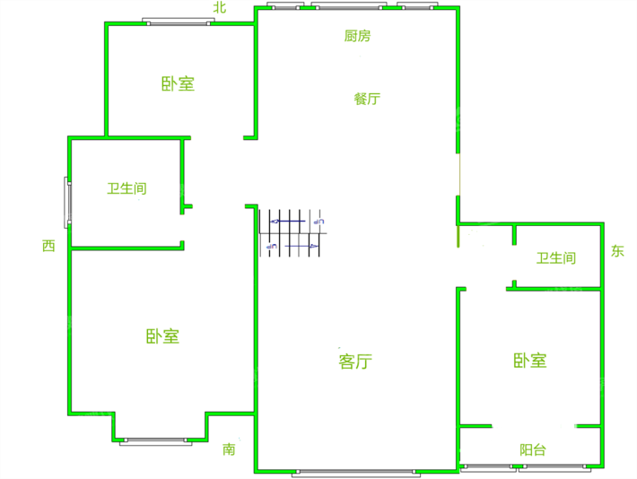 宏宇臻园（西区）4室2厅3卫134㎡