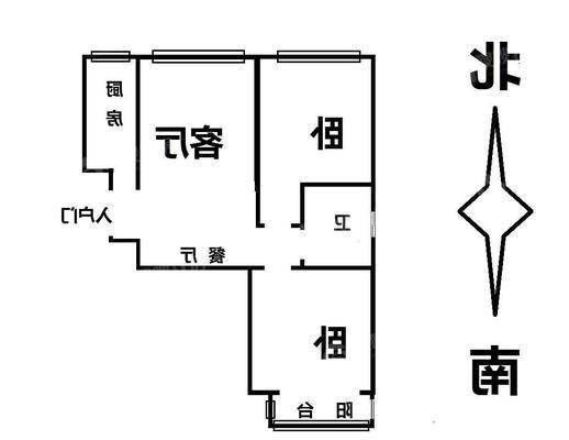 摩卡小镇2室2厅1卫96㎡