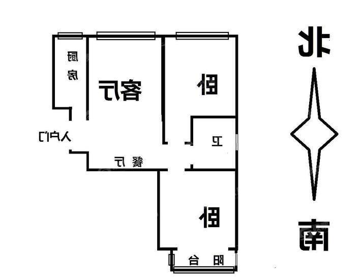 摩卡小镇2室2厅1卫96㎡