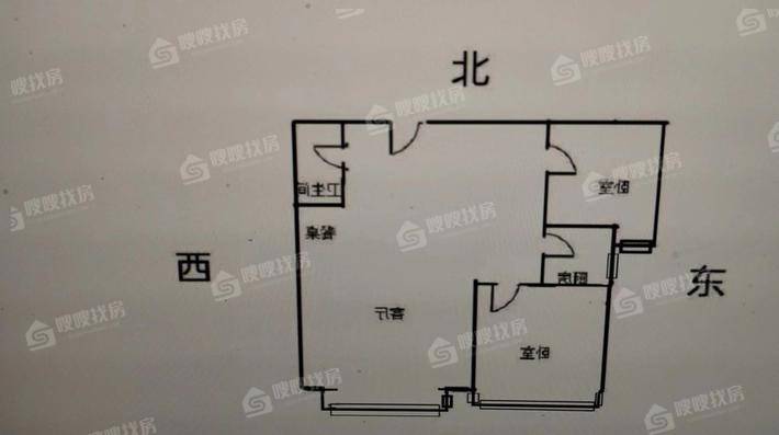 颐和文园东院2室2厅1卫98㎡