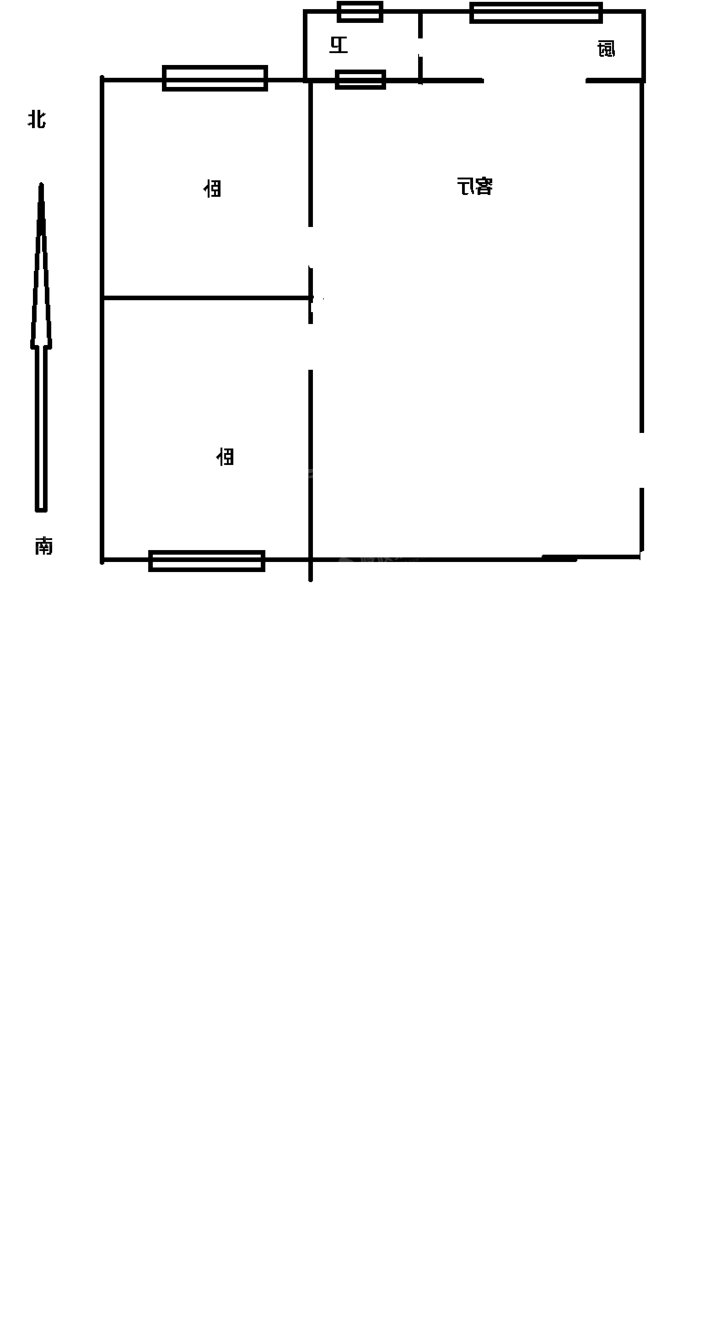 建安公司小区2室2厅1卫63㎡