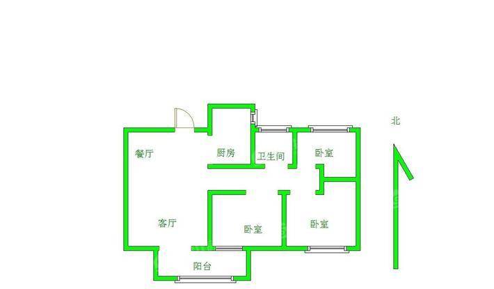 颐和新园3室2厅1卫103㎡