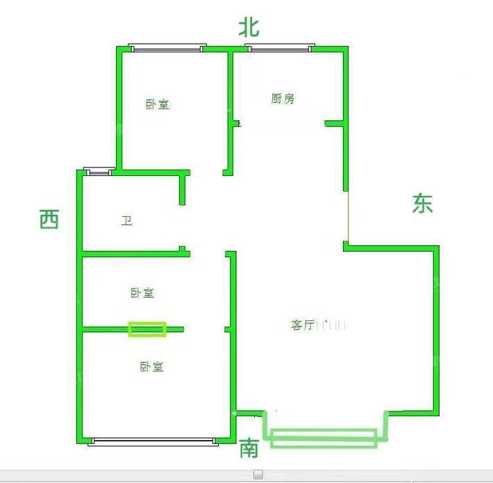 天成岭秀.岭贤府3室2厅1卫96㎡