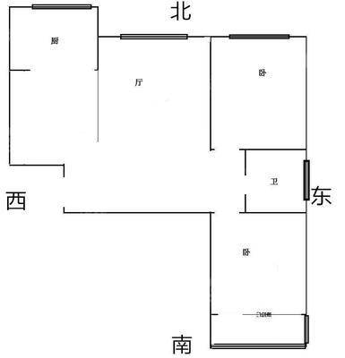 东方世纪城2室2厅1卫88㎡