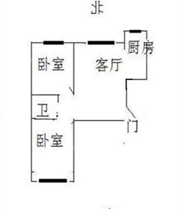 御河新城西区2室2厅1卫81㎡