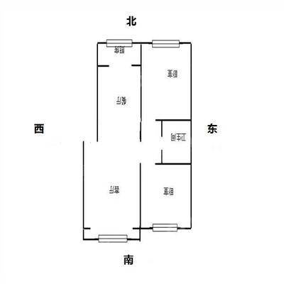 广信小区2室2厅1卫85㎡