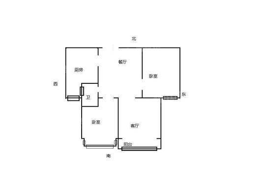 泰和世家（北区）2室2厅1卫92㎡