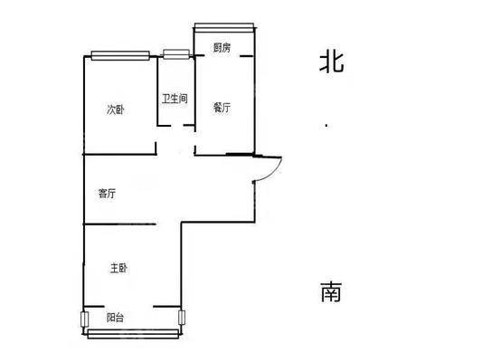 橡胶厂宿舍（建北街）2室2厅1卫70㎡