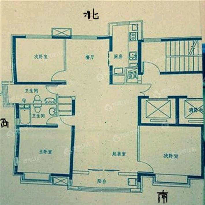 御河新城西区3室2厅2卫146㎡