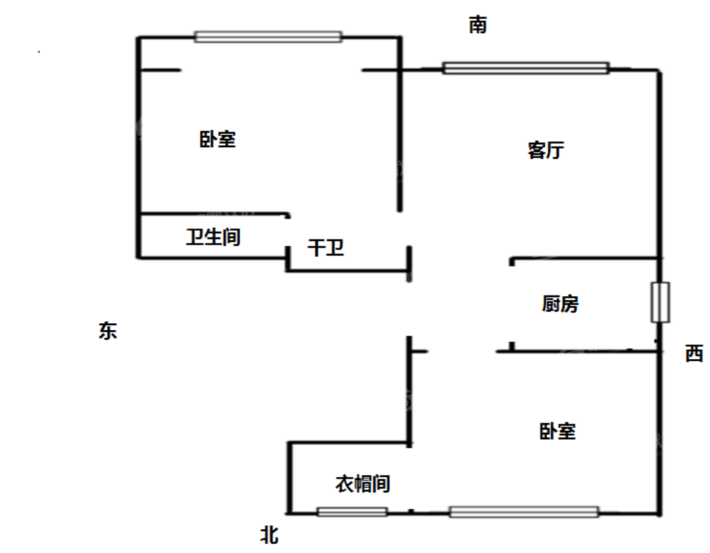 宏宇亚龙湾2室2厅1卫99㎡