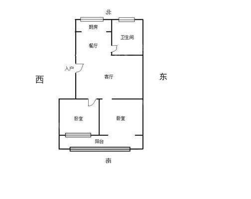 二塑宿舍（隆华小区）2室1厅1卫97㎡