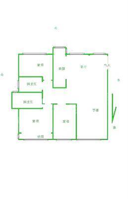 禧福荷堂A区3室2厅2卫138㎡