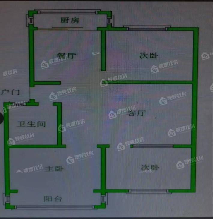 六中宿舍3室2厅1卫79㎡