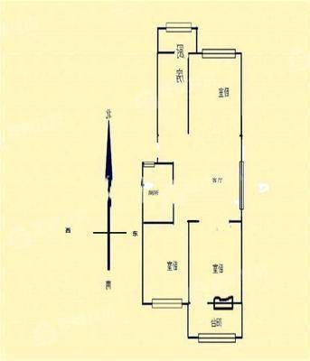 120间小区3室1厅1卫81㎡