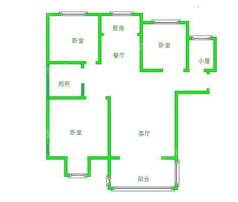 泰和世家（北区）3室2厅1卫122㎡